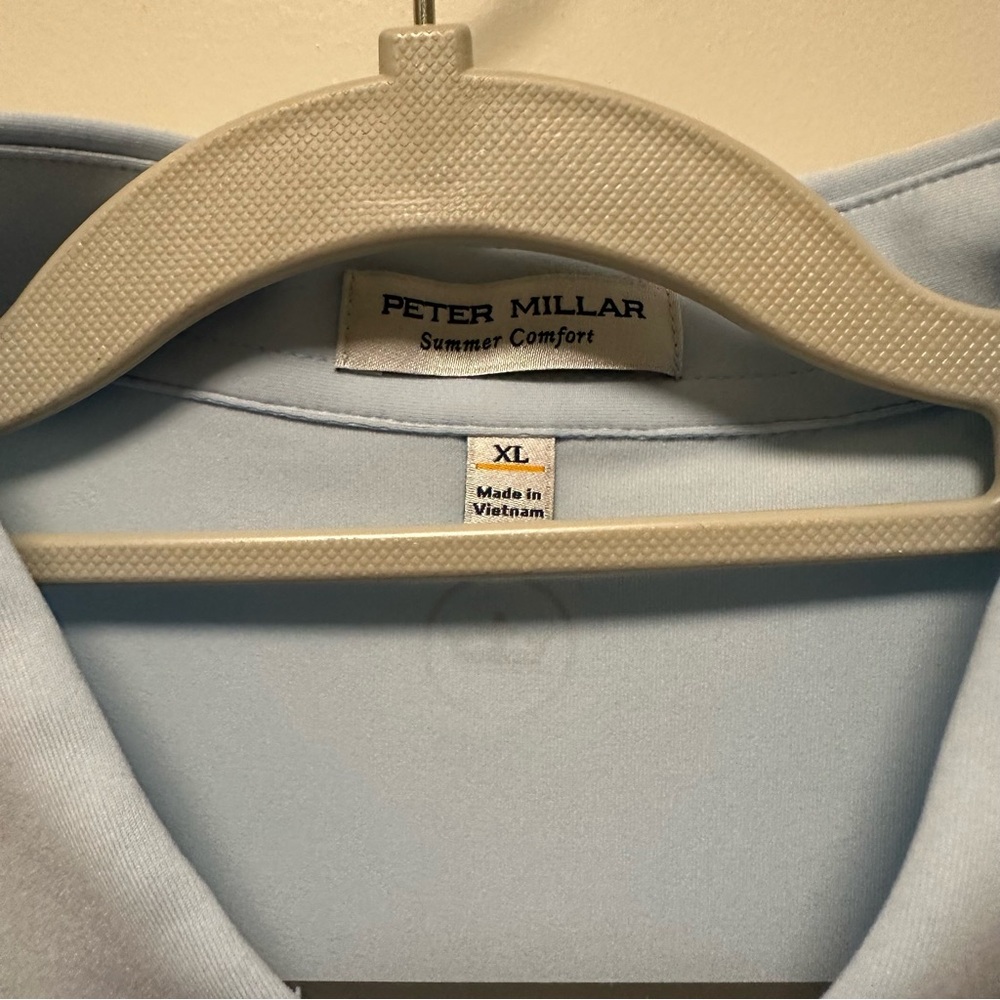 Peter Millar Solid Performance Jersey Polo Size X… - image 2